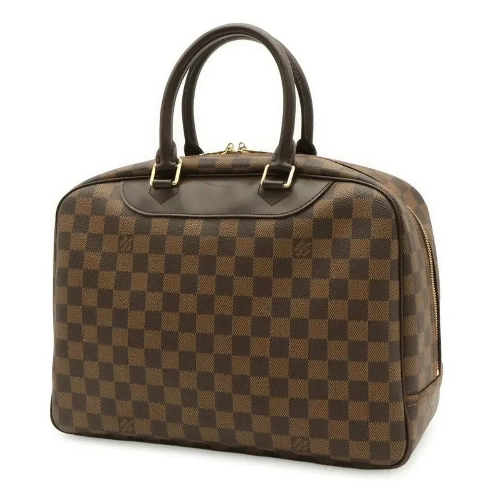 Louis Vuitton Damier Deauville Bowling Vanity Bag